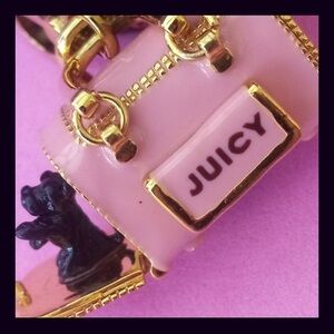 Juicy Couture Pink Dog Carrier Charm
